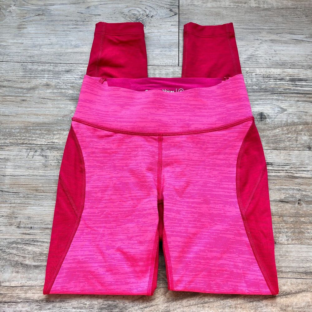 Outdoor Voices TechSweat Core 7/8 Leggings Hot Pink XS High Rise Gym Yoga
